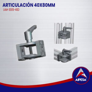 ARTICULACIÓN 40X80MM  LAM-3005-40D
