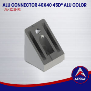 ALU CONNECTOR 40X40 45D ALU COLOR  LAM-3023B-IPS