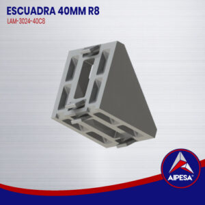 ESCUADRA 40MM R8  LAM-3024-40C8