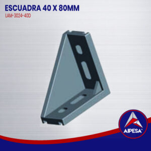 ESCUADRA 40 X 80MM  LAM-3024-40D