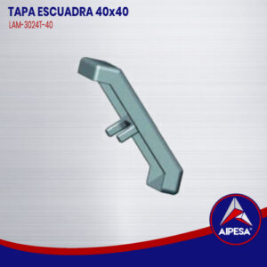 TAPA ESCUADRA 40X40  LAM-3024T-40