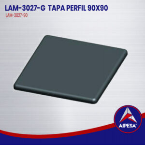 LAM-3027-G  TAPA PERFIL 90X90  LAM-3027-90