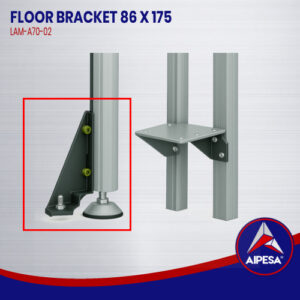 FLOOR BRACKET 86 X 175  LAM-A70-02