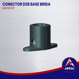 CONECTOR D28 BASE BRIDA  LAM-D28-097