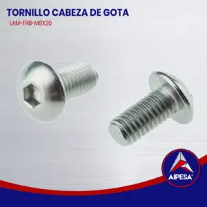 TORNILLO CABEZA DE GOTA  LAM-FRB-M8X20