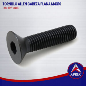 TORNILLO ALLEN CABEZA PLANA M4X10  LAM-FRP-M4X10