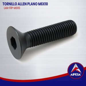 TORNILLO ALLEN PLANO M6X10  LAM-FRP-M6X10