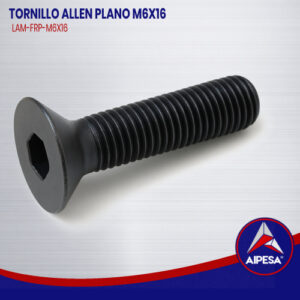 TORNILLO ALLEN PLANO M6X16  LAM-FRP-M6X16