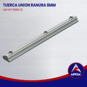 TUERCA UNION RANURA 8MM  LAM-NUT-R0808-30