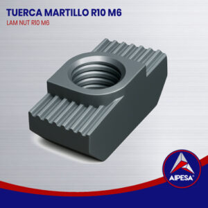TUERCA MARTILLO R10 - M6  LAM-NUT-R10-M6