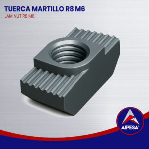 TUERCA MARTILLO R8 M6  LAM-NUT-R8-M6