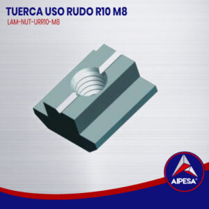 TUERCA USO RUDO R10 M8  LAM-NUT-URR10-M8