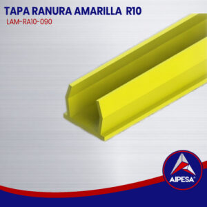 TAPA RANURA AMARILLA  R10  LAM-RA10-090