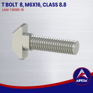 T BOLT 8, M6X16, CLASS 8.8 LAM-T408B-16