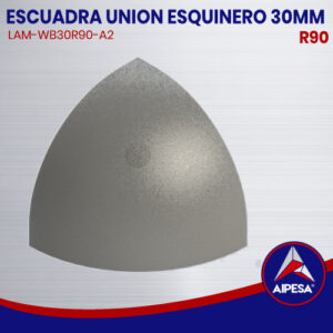 ESCUADRA UNION ESQUINERO 30MM R9o  LAM-WB30R90-A2