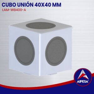 CUBO UNION 40 x 40 mm  LAM-WB400-A