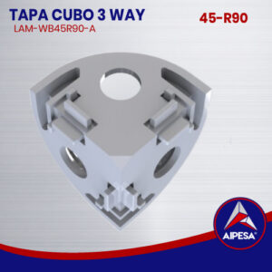 CUBO 3 WAY 45-R90  LAM-WB45R90-A