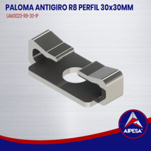 PALOMA ANTIGIRO R8 PERFIL 30x30MM LAM3023-R8-30-IP