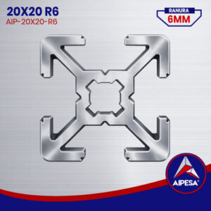 PERFIL ESTRUCTURAL 20X20 R6   AIP-20X20 R6