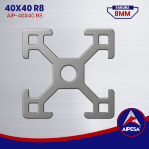 PERFIL ESTRUCTURAL 40X40 R8  AIP-40X40 R8