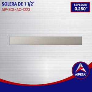 SOLERA DE ALUMINIO 1 1/2" X 0.250" DE ESPESOR