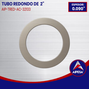TUBO REDONDO DE 2" X 0.090" DE ESPESOR